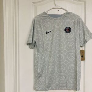 Brand New Paris Saint-Germain Nike 2022/23 Pre-Match Top Gray‎ Size X-Large